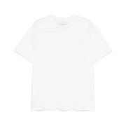 Witte Katoenen Jersey T-shirt met Logo Philippe Model , White , Heren