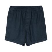 Navy Casual Shorts Aspesi , Blue , Heren