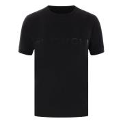 Logo Print Katoenen T-shirt Givenchy , Black , Dames