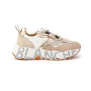 Sneaker Club105 met veters Voile Blanche , Beige , Dames