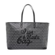 Tote tas met ritssluiting motief Anya Hindmarch , Gray , Dames