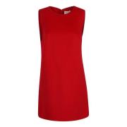 Rode Jurk Aw24 Damesmode P.a.r.o.s.h. , Red , Dames