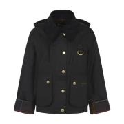 Waxjas Reighton Stijl Barbour , Black , Dames