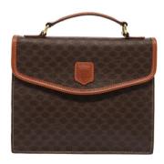 Pre-owned Leather handbags Celine Vintage , Brown , Dames