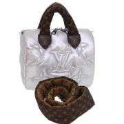 Pre-owned Fabric handbags Louis Vuitton Vintage , Gray , Dames