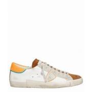 Vintage Skate-Geïnspireerde Leren Sneakers Philippe Model , White , He...