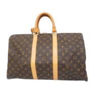 Pre-owned Canvas handbags Louis Vuitton Vintage , Brown , Dames