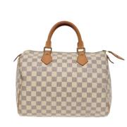 Pre-owned Canvas handbags Louis Vuitton Vintage , Gray , Dames