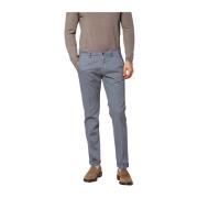 Slim Fit Chino Broek Torino Style Mason's , Blue , Heren