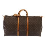 Pre-owned Canvas handbags Louis Vuitton Vintage , Brown , Dames