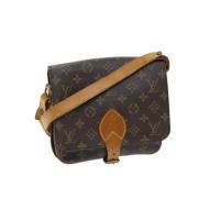 Pre-owned Canvas louis-vuitton-bags Louis Vuitton Vintage , Brown , Da...