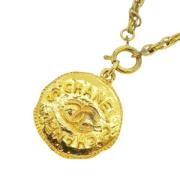 Pre-owned Metal chanel-jewelry Chanel Vintage , Yellow , Dames