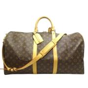 Pre-owned Canvas handbags Louis Vuitton Vintage , Brown , Dames