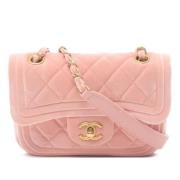 Pre-owned Fabric chanel-bags Chanel Vintage , Pink , Dames