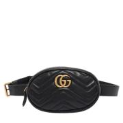 Pre-owned Leather gucci-bags Gucci Vintage , Black , Dames