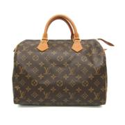 Pre-owned Canvas handbags Louis Vuitton Vintage , Brown , Dames