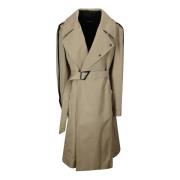 Stijlvolle jas voor mannen Mugler , Beige , Dames