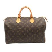 Pre-owned Canvas handbags Louis Vuitton Vintage , Brown , Dames