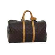 Pre-owned Canvas louis-vuitton-bags Louis Vuitton Vintage , Brown , Da...