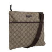 Pre-owned Leather gucci-bags Gucci Vintage , Beige , Dames