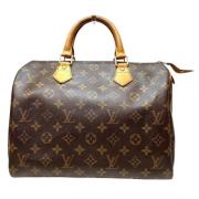 Pre-owned Canvas handbags Louis Vuitton Vintage , Brown , Dames