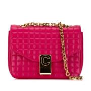 Pre-owned Leather celine-bags Celine Vintage , Pink , Dames