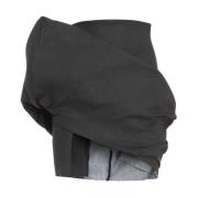 Zwarte Rok Aw24 Damesmode Rick Owens , Black , Dames