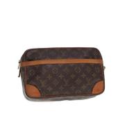 Pre-owned Canvas louis-vuitton-bags Louis Vuitton Vintage , Brown , Da...