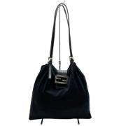 Pre-owned Canvas fendi-bags Fendi Vintage , Blue , Dames