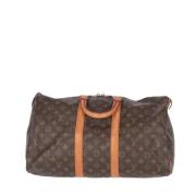 Pre-owned Leather handbags Louis Vuitton Vintage , Brown , Dames