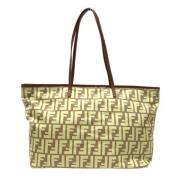 Pre-owned Canvas fendi-bags Fendi Vintage , Yellow , Dames