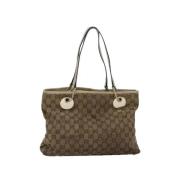 Pre-owned Canvas gucci-bags Gucci Vintage , Beige , Dames