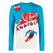 Campiglio Card Crewneck Sweater MC2 Saint Barth , Multicolor , Heren