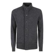 Essential Patch Zip Through Sweaters Barbour , Gray , Heren