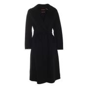 Elegante Wollen Jas Max Mara , Black , Dames