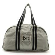 Pre-owned Canvas travel-bags Chanel Vintage , Gray , Dames