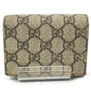 Pre-owned Canvas wallets Gucci Vintage , Beige , Dames