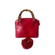 Pre-owned Leather gucci-bags Gucci Vintage , Red , Dames