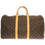 Pre-owned Canvas handbags Louis Vuitton Vintage , Brown , Unisex