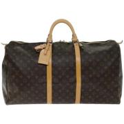 Pre-owned Canvas handbags Louis Vuitton Vintage , Brown , Dames