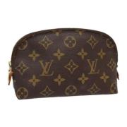 Pre-owned Canvas pouches Louis Vuitton Vintage , Brown , Dames