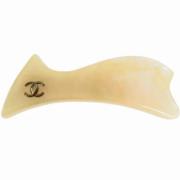 Pre-owned Metal hair-accessories Chanel Vintage , Beige , Dames