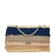 Pre-owned Fabric chanel-bags Chanel Vintage , Beige , Dames