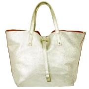 Pre-owned Leather totes Tiffany & Co. Pre-owned , Gray , Dames