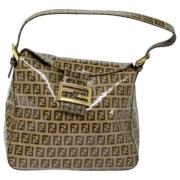 Pre-owned Canvas fendi-bags Fendi Vintage , Beige , Dames