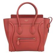 Pre-owned Leather handbags Celine Vintage , Red , Dames