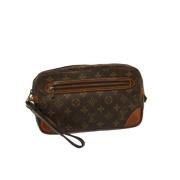 Pre-owned Canvas louis-vuitton-bags Louis Vuitton Vintage , Brown , Da...