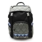 Pre-owned Canvas backpacks Prada Vintage , Gray , Dames