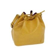 Pre-owned Leather louis-vuitton-bags Louis Vuitton Vintage , Yellow , ...