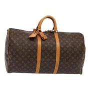 Pre-owned Canvas travel-bags Louis Vuitton Vintage , Brown , Dames